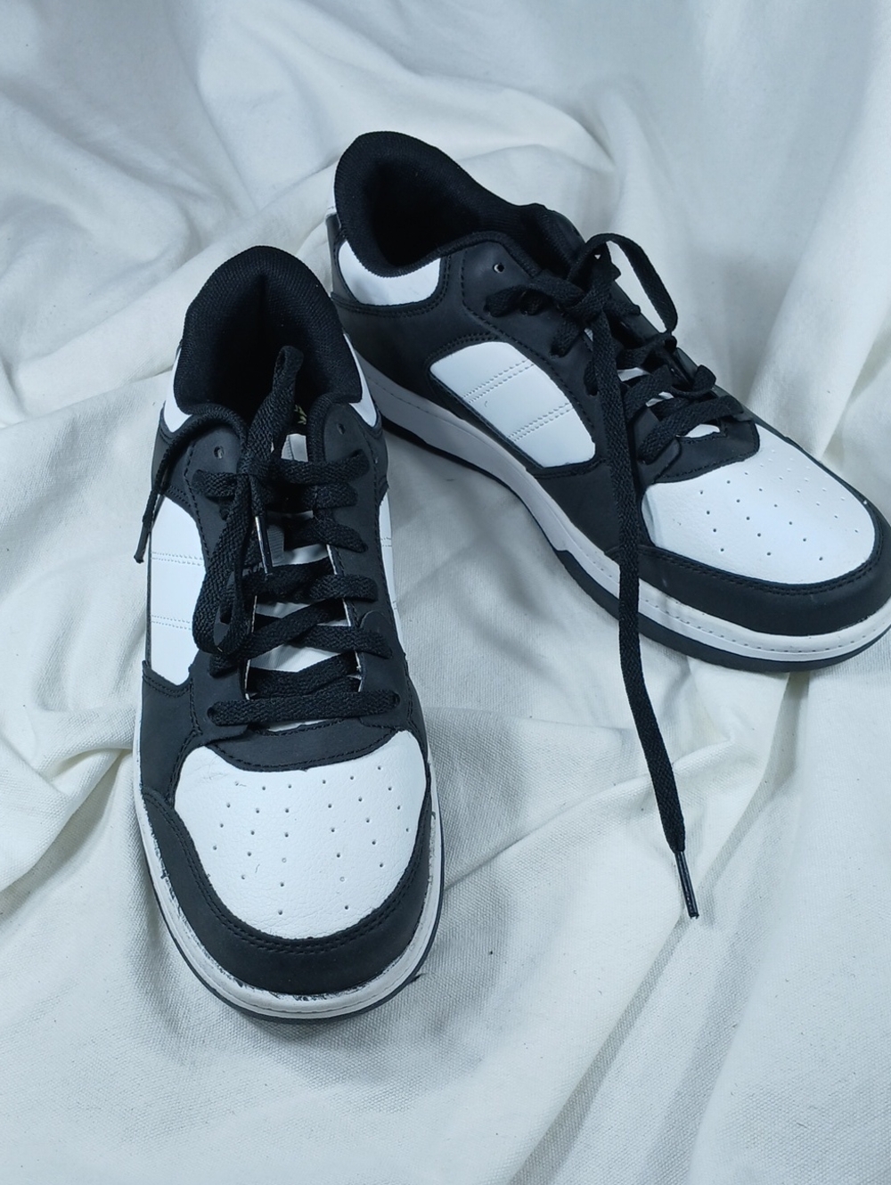 And1 Black and White Low-Top Sneakers
